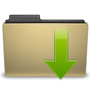Folder, download, arrow, down icon
