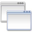 Menu, panel, window icon