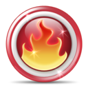 Nero, hot, fire icon