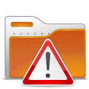 Folder, important, alert icon