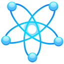 Atom, science icon