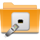 Kde, folder, remote icon