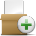 Add, archive, files, to icon