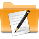 Kde, folder, txt icon