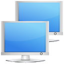 Connect, monitors, screens, stock icon