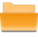 Folder, orange icon