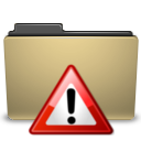 Manilla, folder, important icon