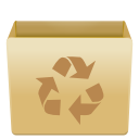 Trash, recycle bin icon