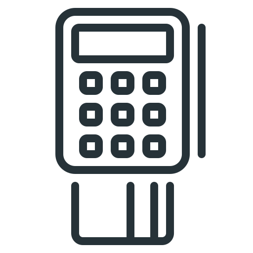 Card, checkout, credit, order, order checkout, stripe terminal, terminal icon