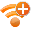 Add, plus, radio, wifi icon