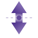 Flip, horizontal, object icon