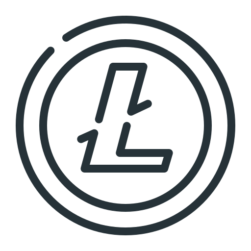 Coin, cryptocurrency, litecoin, ltc icon
