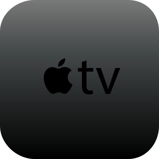 Apple, apple tv, tv icon