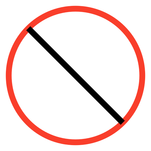Block, blocked, private, stop icon