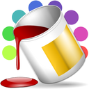 Color, paint icon