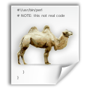 Application, perl icon