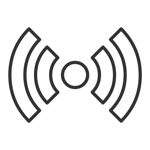 Sensor, signal, wi-fi, wireless icon