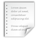 Mime, text, plain icon