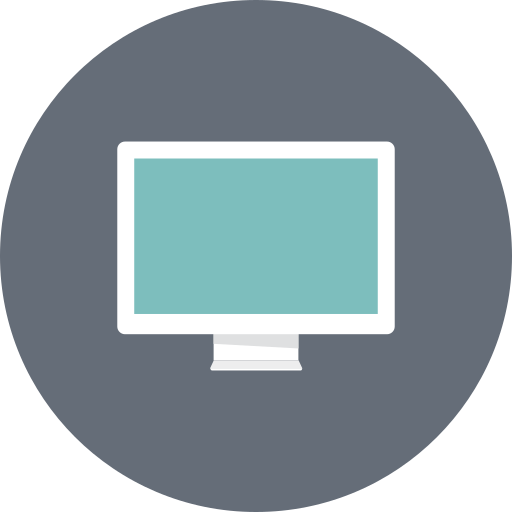 Desktop, device, display, monitor, multimedia, pc screen, screen icon