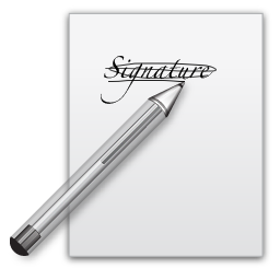 Signature icon