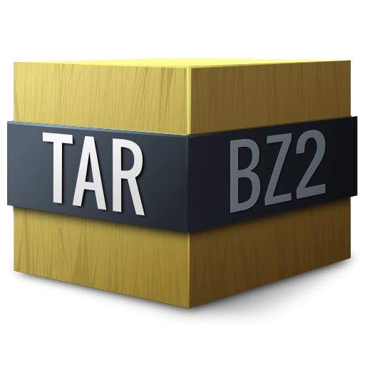 Bzip, compressed, tar icon