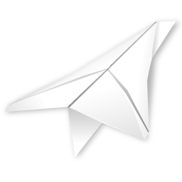 Outbox, paper plane icon