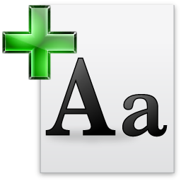 Newfont icon