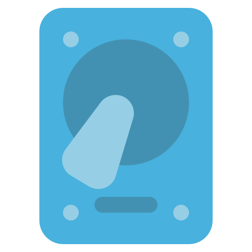 Harddrive, harddisk, storage, hardware icon