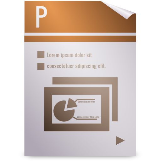 Gnome, magicpoint, mime icon