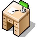 Beos, desk, desktop, workspace icon