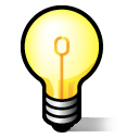 Idea, jabber, lightbulb icon