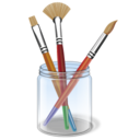 Design, draw, drawing, paint, brush, color icon