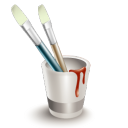 Colors, draw, paint icon