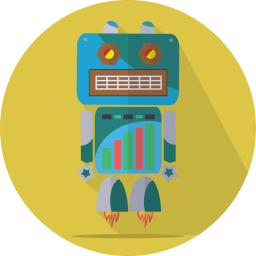 Android, launch, mascot, mechanical, metal, robot, robot expression icon