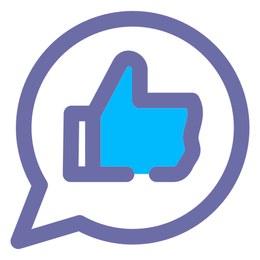 Massage, chatting, texting, likes icon