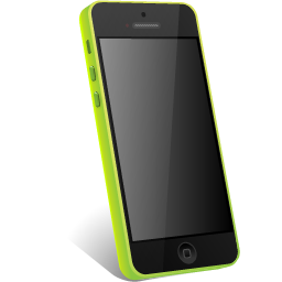 Green, iphone icon