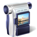 Cam, camcorder, camera, camescope, video icon
