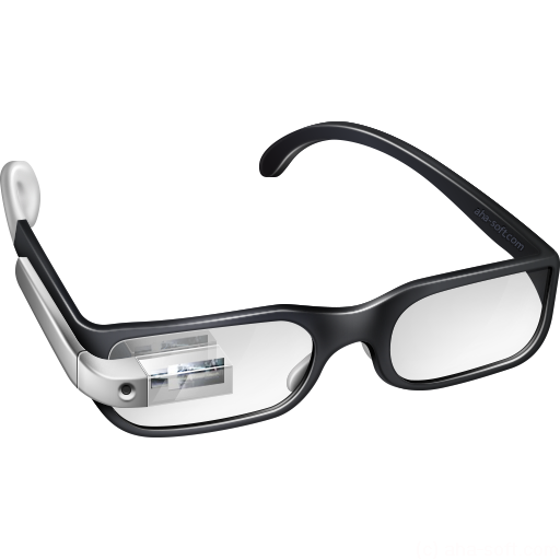 Google, googleglass, silver, glasses, cool icon