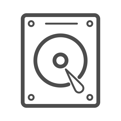 Hard disk, hard disk icon, hard disk line icon, hdd, hdd icon icon