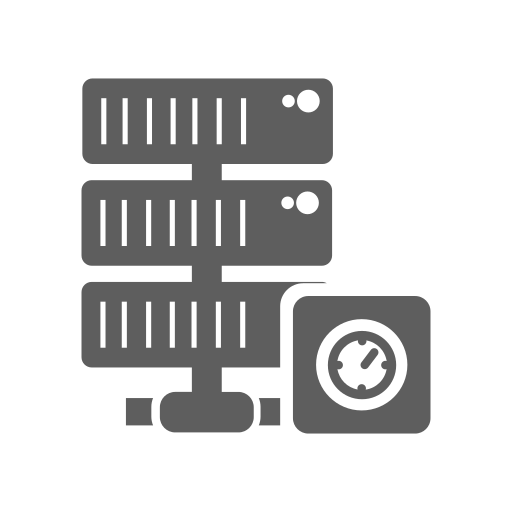 Database, hosting, network, server, timer icon