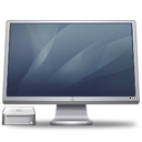Cinema, display, macminigraphite icon