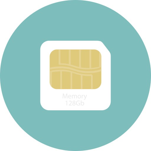 Card, memory, memory card, sd, sd card icon