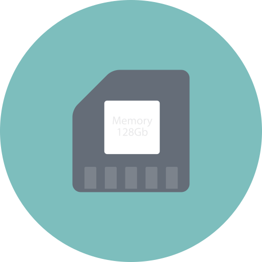 Card, data, memory, memory card, sd, storage icon