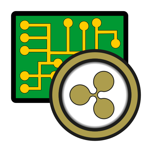 Coin, cryptocurrency, currency, digital, exchange, ripple, wallet icon
