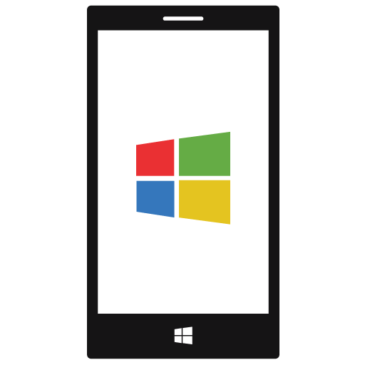 Smart phone, windows phone icon