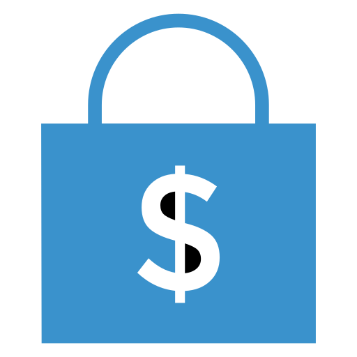 Lock, pay, payment, security icon