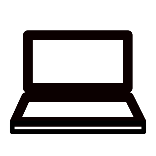 Laptop, computer, desktop icon