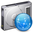 Drive, file, server icon