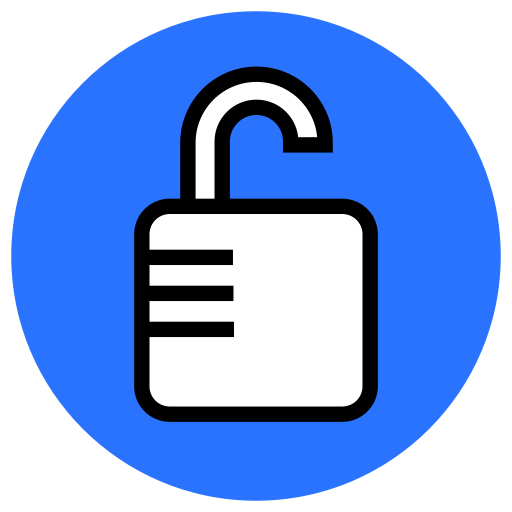 Lock, security, unlocked, access, internet, privacy, unlock icon