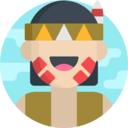 woman,avatar,user,profile,head,halloween,costume,indian,character,western,native american,native